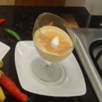 Mousse de doce de leite do Edu Guedes