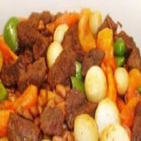 Carne com Vegetal Agridoce