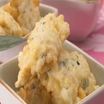 Bolinhos de arroz e queijo