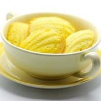 Madeleines de limão siciliano