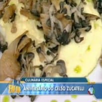 Polentas com Cogumelos do Edu Guedes