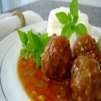 Almôndegas de Frango ao Molho de Maracujá