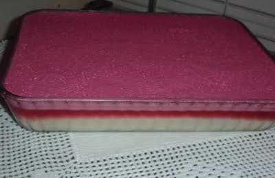 Pudim Pantera Cor de Rosa