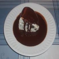 Cobertura de chocolate para bolos