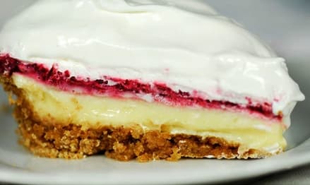 Torta de Limão e Framboesas