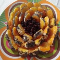 Damasco com cream cheese