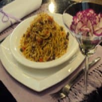 Espaguete à Molicata do Edu Guedes