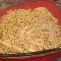 Macarronada de strogonoff de queijo