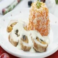 Lombo com recheio de damasco