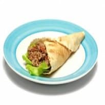 Sanduíche apimentado de carne moída