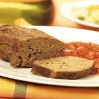 Bolo de carne com pêra