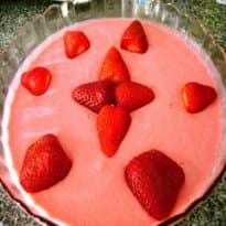 Mousse de Morango Light