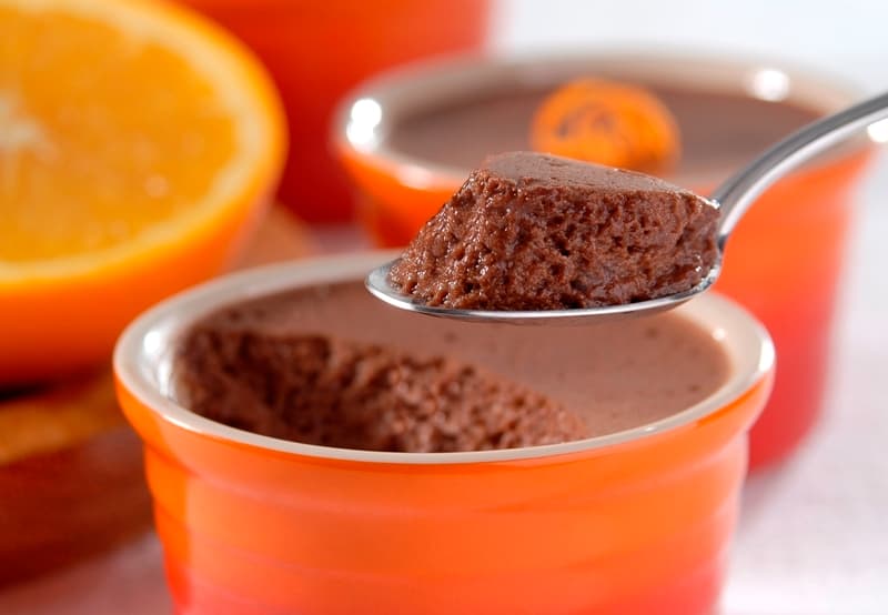 Mousse de Chocolate e Laranja