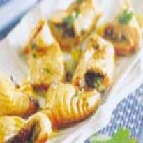 Rolinhos de atum com ervas aromáticas