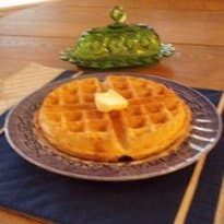 Waffle com massa de cerveja