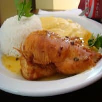 Frango com Laranja ou Maracujá