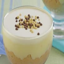 Doce de Banana com Brigadeiro Branco