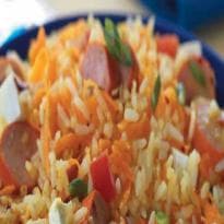 Salada de Arroz com Salsicha