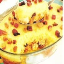 Escondidinho de Frango e Bacon