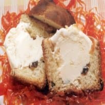 Panetone Recheado com Sorvete