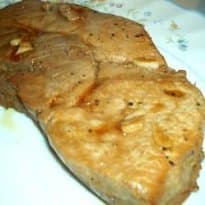 Costeleta de porco marinada