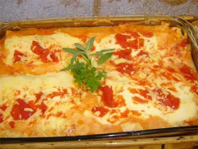 Travesseiros de Espinafre (Lasanha de Espinafre)