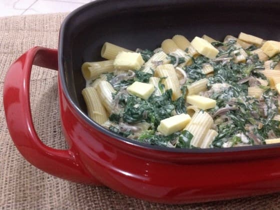 Penne ao Molho de Espinafre