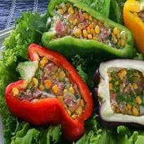 Pimentões recheados