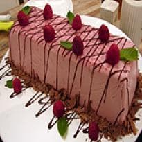 Bavaroise de framboesa