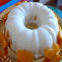 Mousse de pêssego e limão