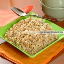 Arroz com castanha de caju