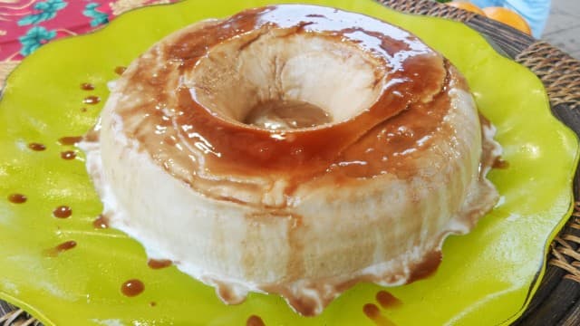 Pudim com Leite de Soja (sem lactose)