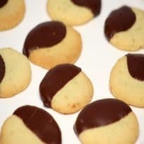 Cookies de laranja com chocolate