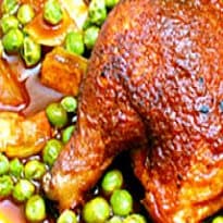 Frango Picante com Ervilhas