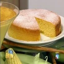 Bolo de Fubá com Curau