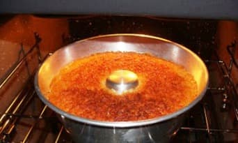 Cocada com doce de banana ao forno