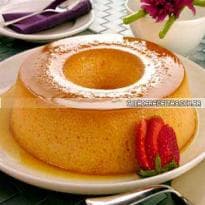 Pudim Brigadeiro de Morango