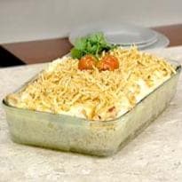 Delícia do Arroz com Frango e Requeijão