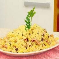 Macarrão Parafuso com Presunto e Ovos