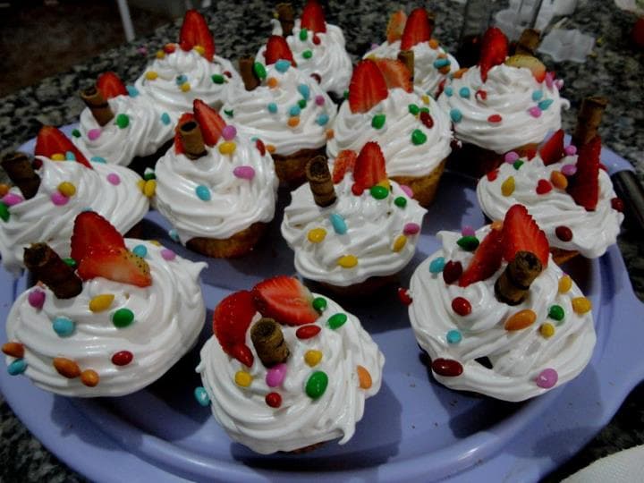 Cupcake de cenoura
