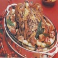 Frango Capão com Castanhas