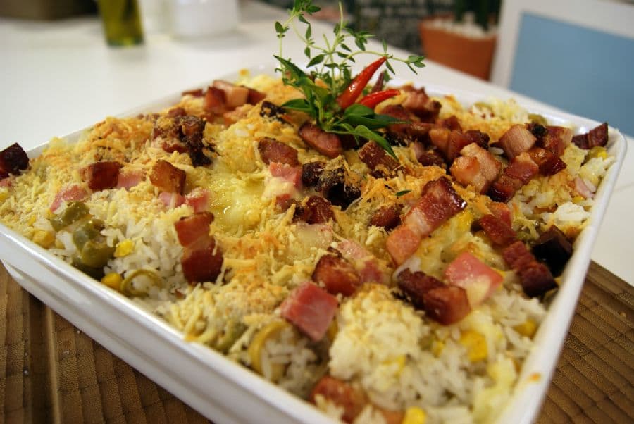 Arroz Cremoso de Forno