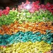 Pipoca doce colorida