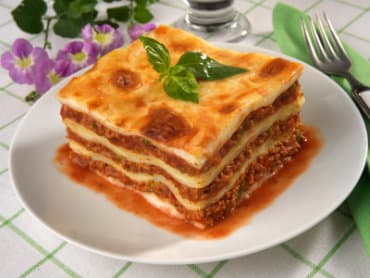 Lasanha de Carne e Queijo