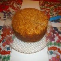 Bolo de Maçã com Farofa de Coco