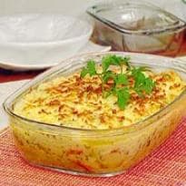 Creme de Peixe com Camarão