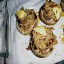 Petisco de cogumelos