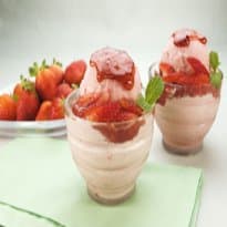 Sorvete de Morango Natural