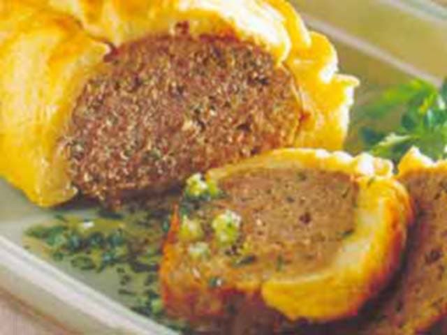 Polpetone envolto em pão