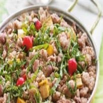 Virado de feijão com banana